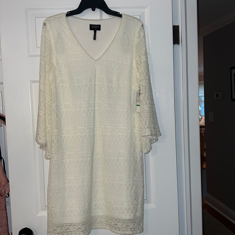 White Laundry Dress